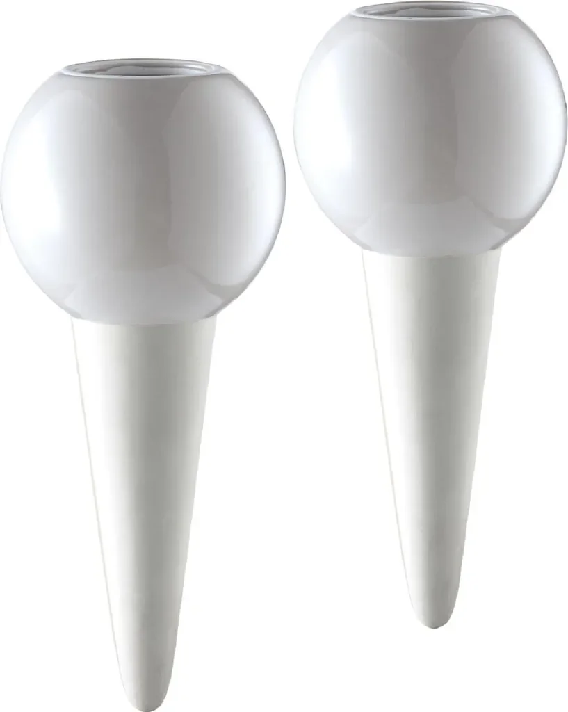 2er Set Keramik Wasserspender 110 ml für Zimmerpflanzen