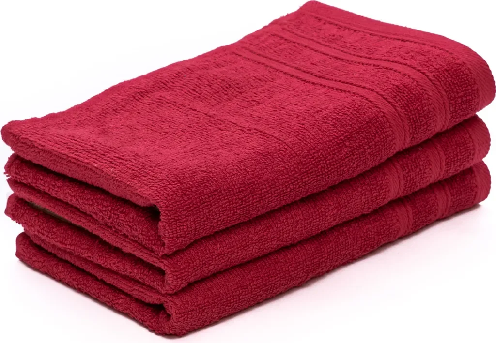 Bella Kinderhandtuch weinrot 30x50 cm saugfähig aus Baumwolle