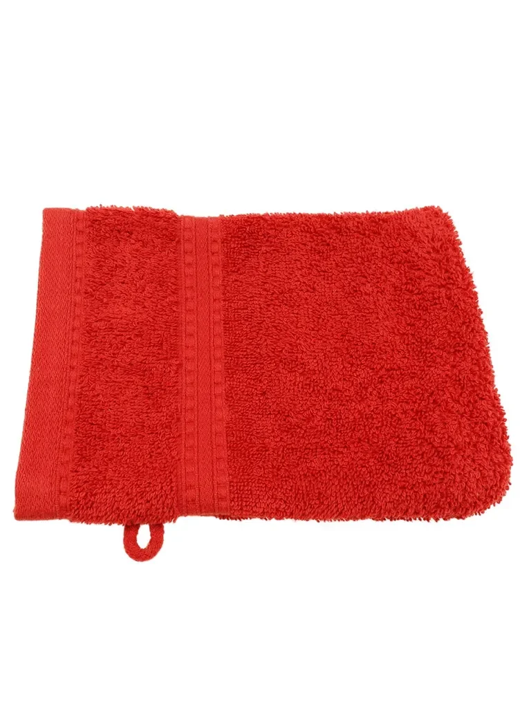 Julie Julsen Bio Waschhandschuh Bordeaux 15x21 cm nachhaltig