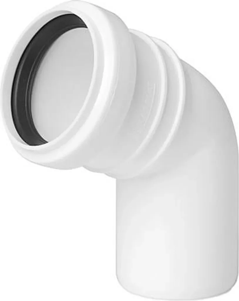 Kabelkanal Bogen 50 mm Weiß 67 Grad Winkel