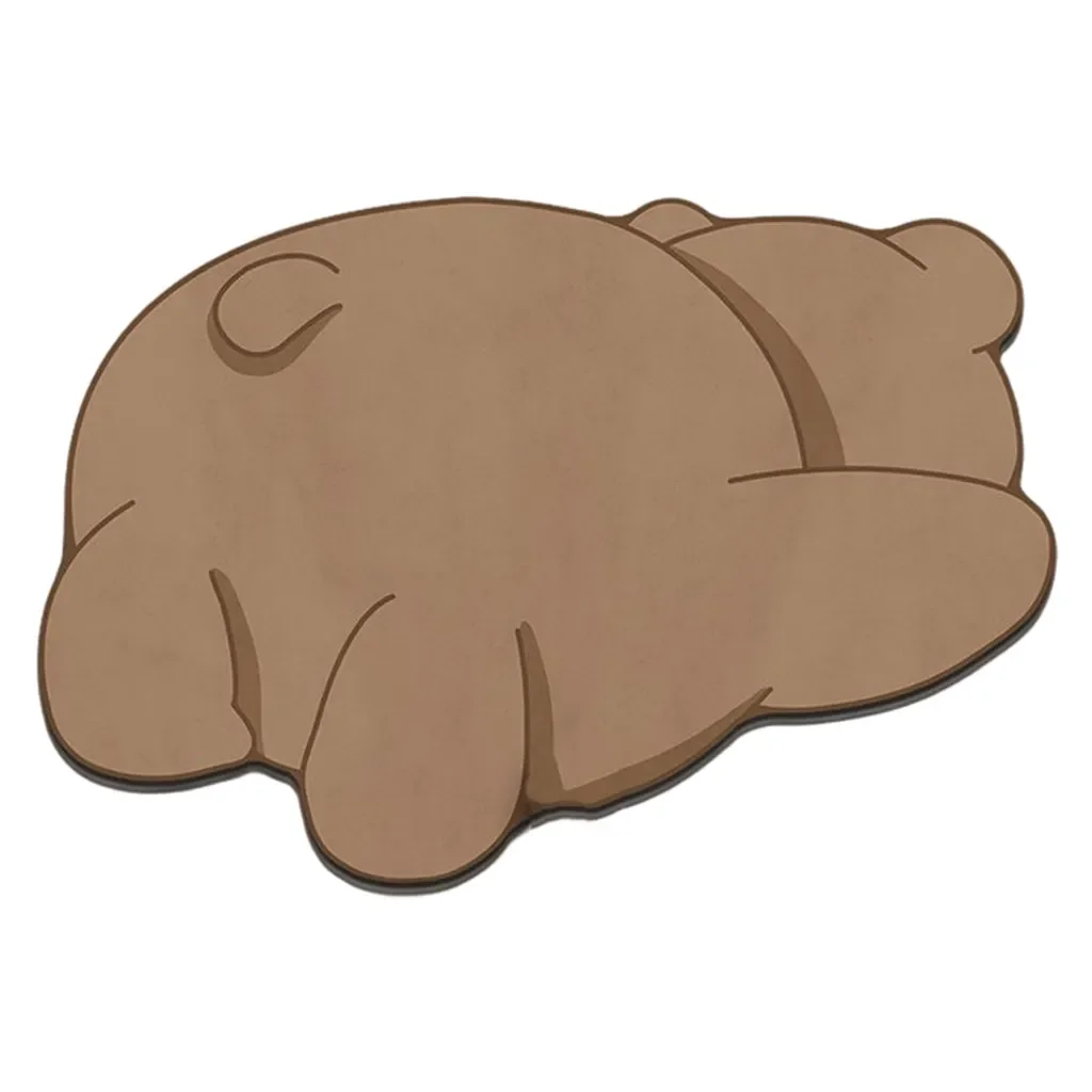 Cartoon Panda Bodenmatte schnelltrocknend rutschfest weich 40x60 cm