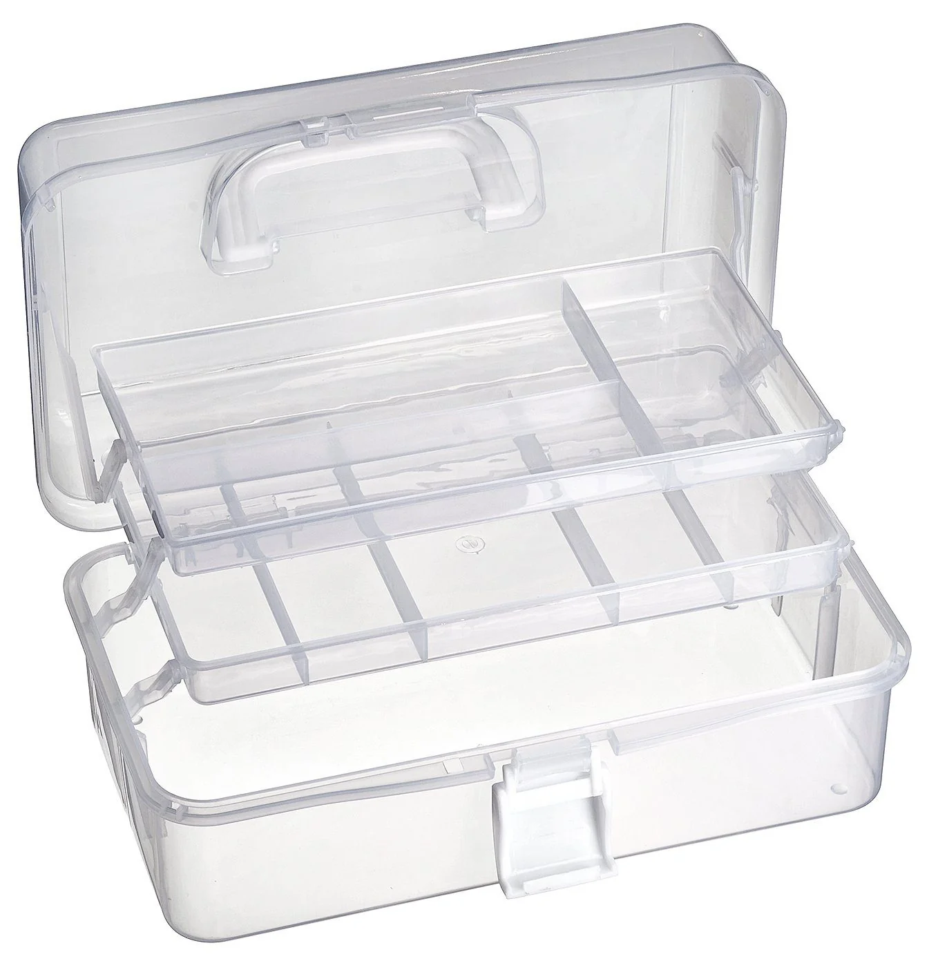 VBS Aufbewahrungsbox mit Griff 32x32x14 cm Ordnungsbox