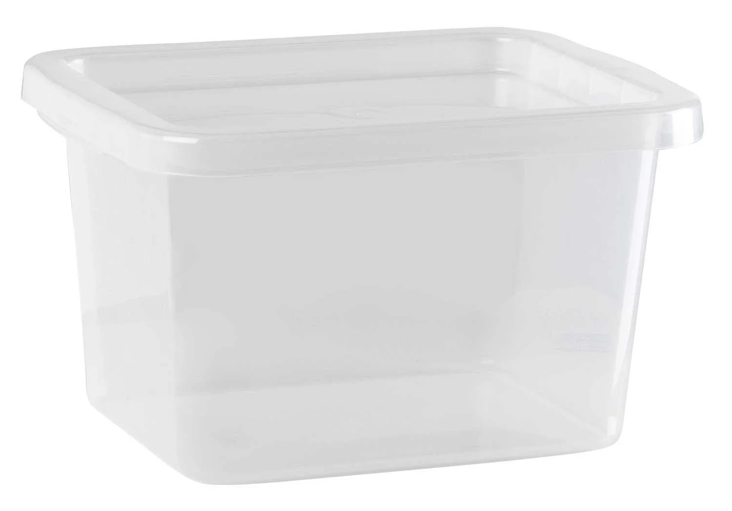 PLAST TEAM Aufbewahrungsbox Caesar transparent 33 x 25 cm stapelbar