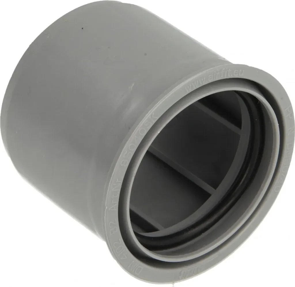 airfit Reduzierstück Superkurz DN 50 x 40 PP grau Abwasser