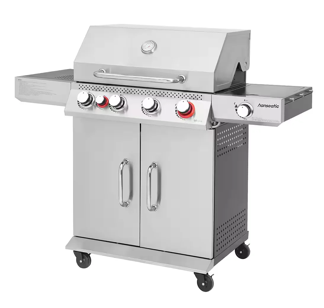 Gasgrill Memphis 3 Hauptbrenner Infrarot Heckbrenner Seitenbrenner