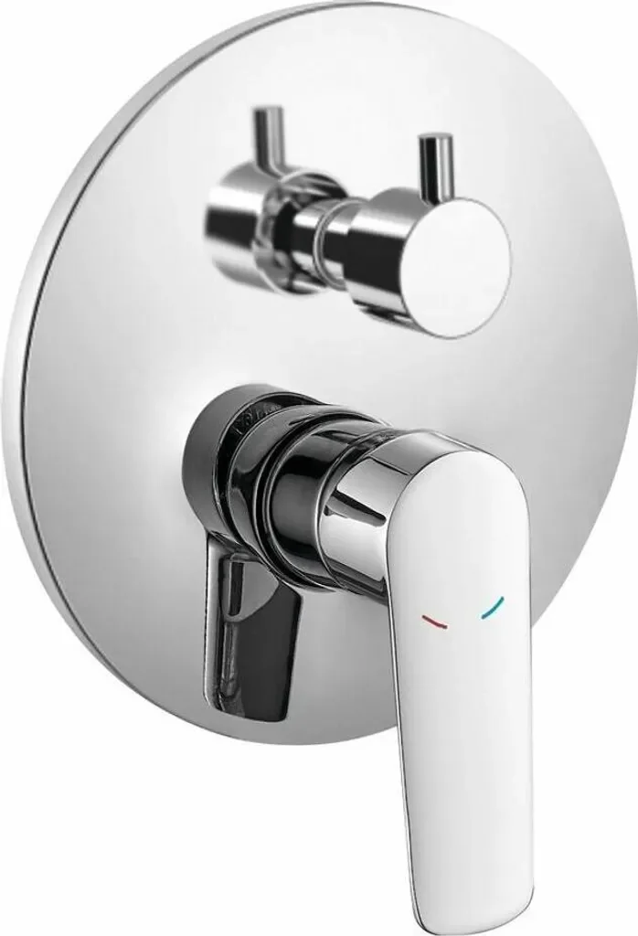 SCHMITZ Unterputz Duscharmatur 2 Wege Umsteller Chrom mit Einbaukörper